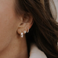 Eloise Tea Cup Hoops