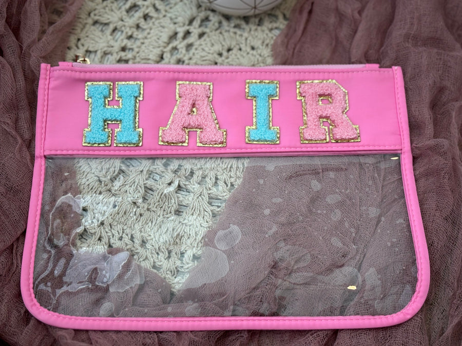 Varsity Letter Stitched Pouch