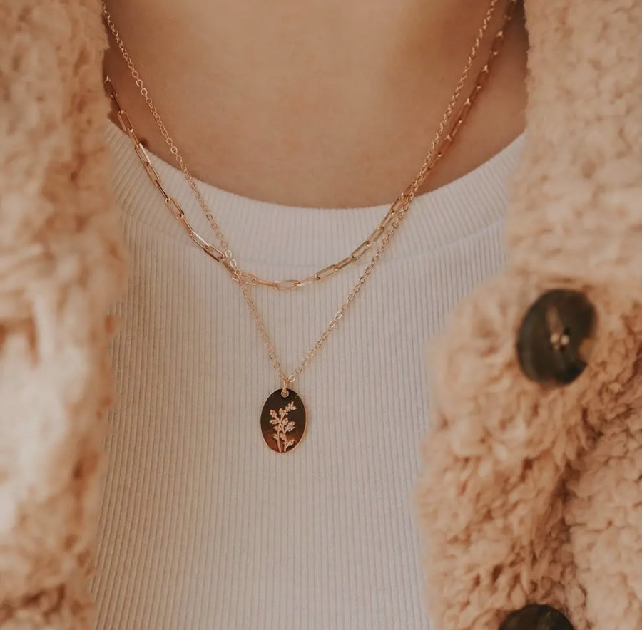 Madeline Paperclip Necklace