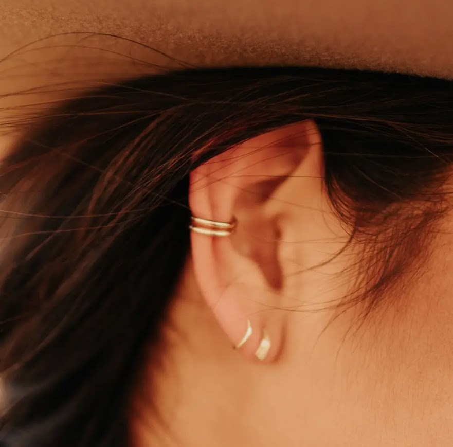 Queen Gold Ear Cuff
